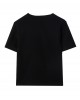 Check label cotton T-shirt