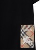 Check label cotton T-shirt