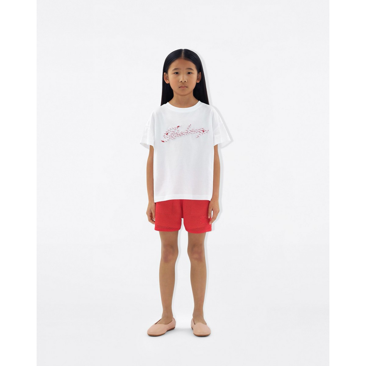 Laces logo cotton T-shirt
