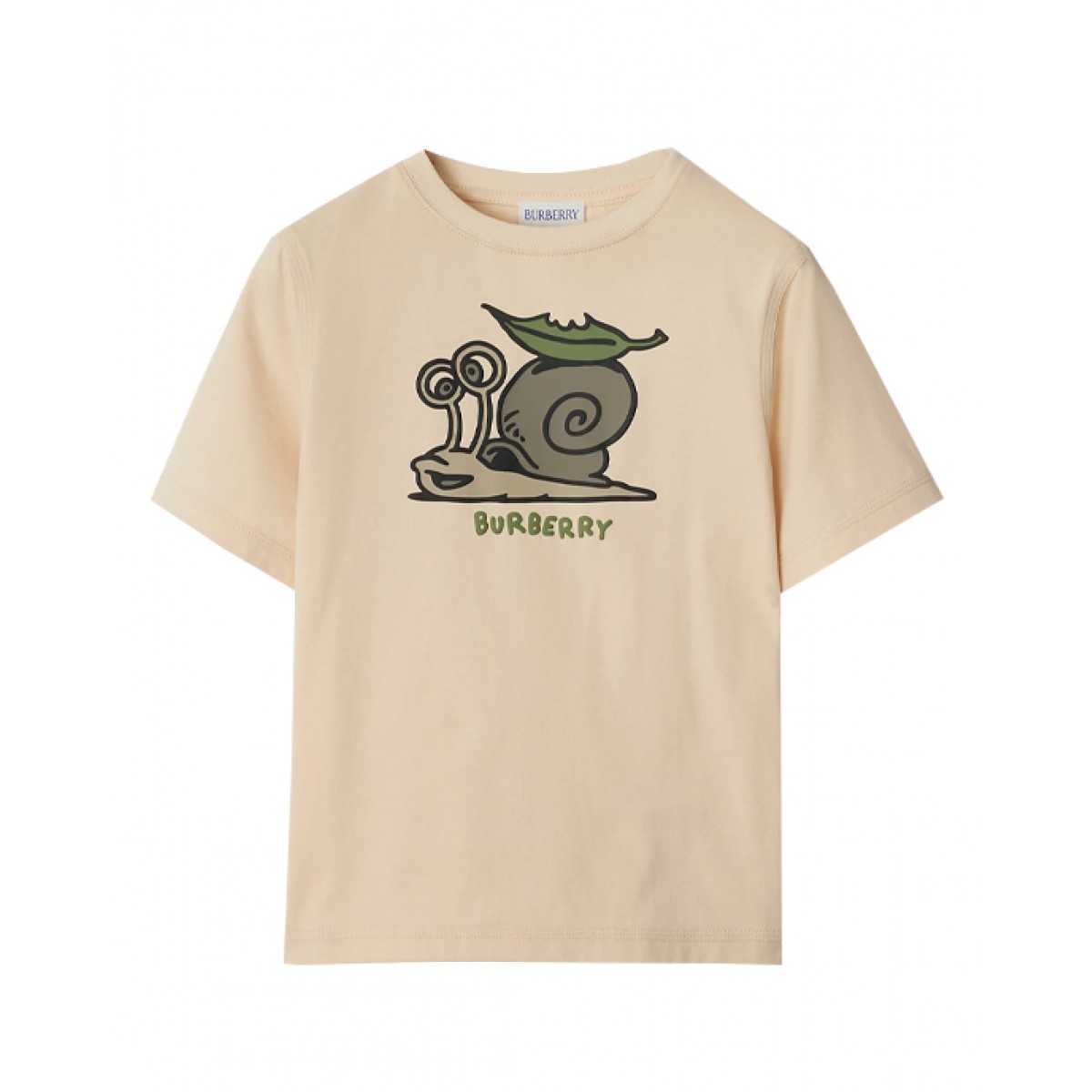 Snail print cotton T-shirt