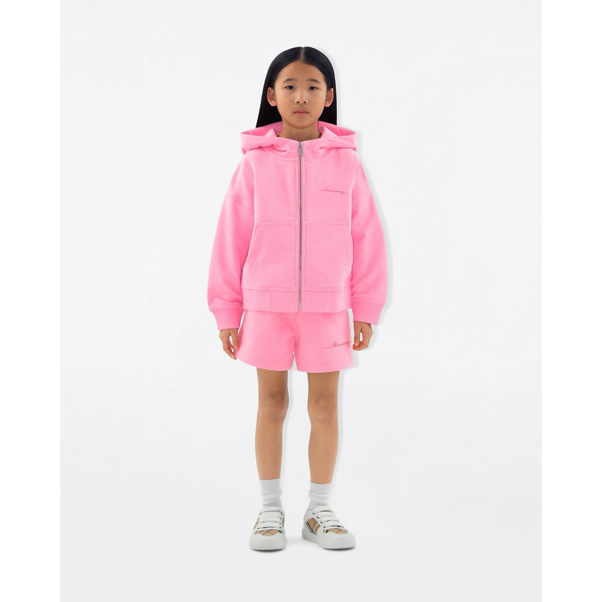 Blossom cotton zip hoodie