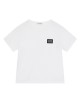 Jersey T-shirt with logo tag