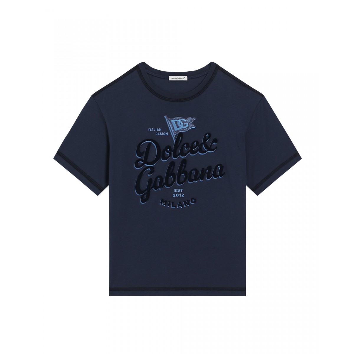 Dolce & Gabbana Jersey T-Shirt with Logo