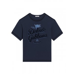 Dolce & Gabbana Jersey T-Shirt with Logo