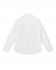 White cotton poplin shirt