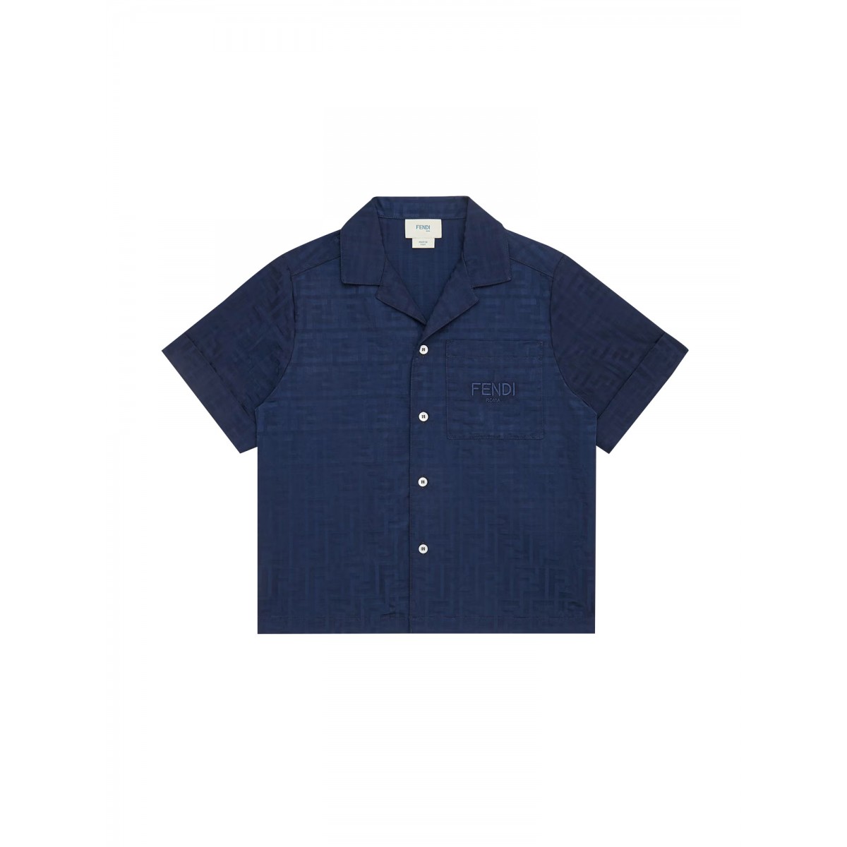 Junior jacquard cotton shirt