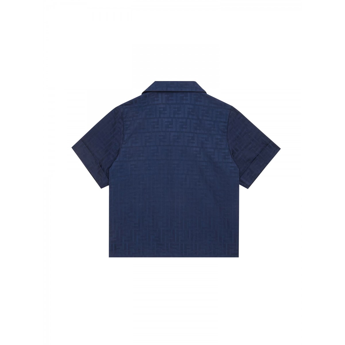Junior jacquard cotton shirt