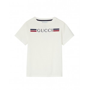 Embroidered cotton T-shirt