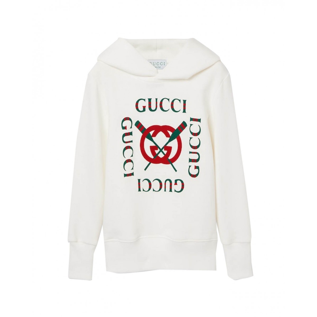 Printed cotton sweatshirt