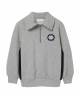 Embroidered cotton sweatshirt