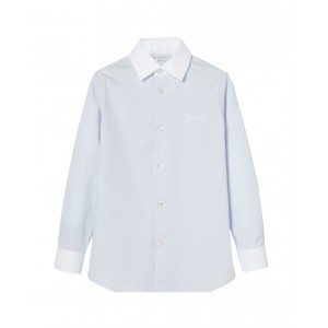 Gucci Children's embroidered cotton shirt