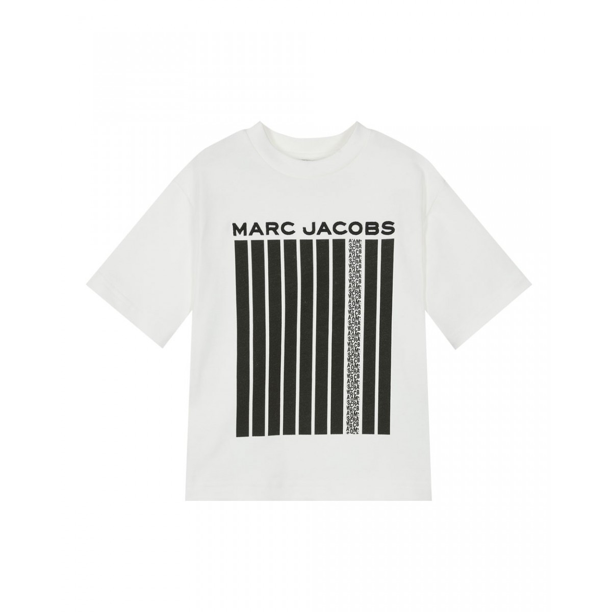 Ivory cotton T-shirt for boys