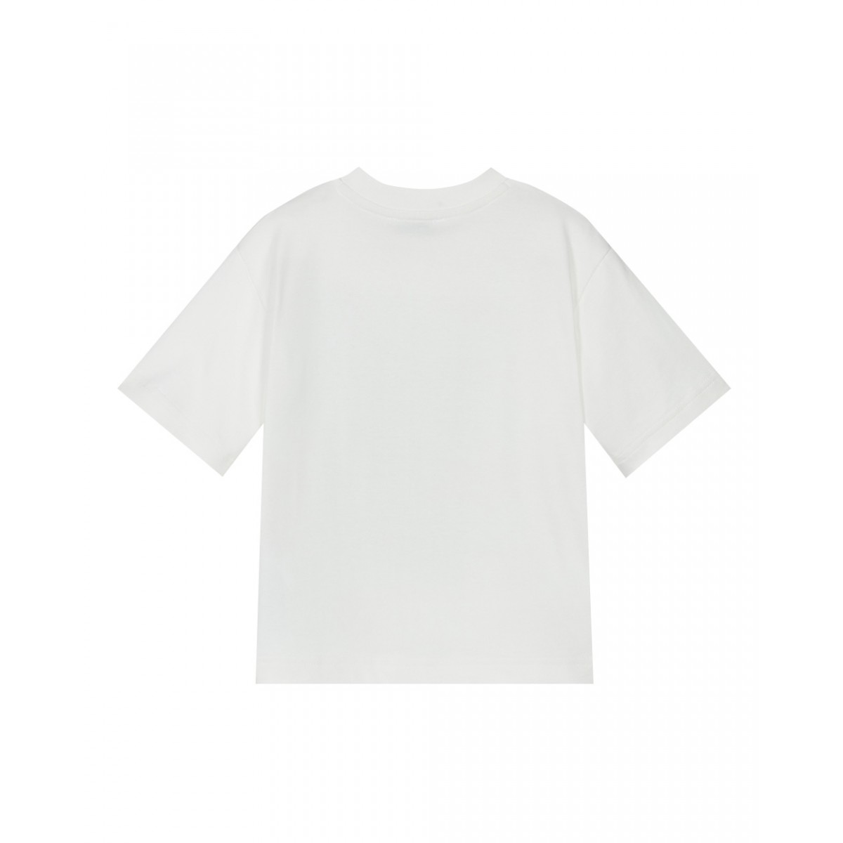 Ivory cotton T-shirt for boys