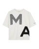 T-shirt with “M A” illustration