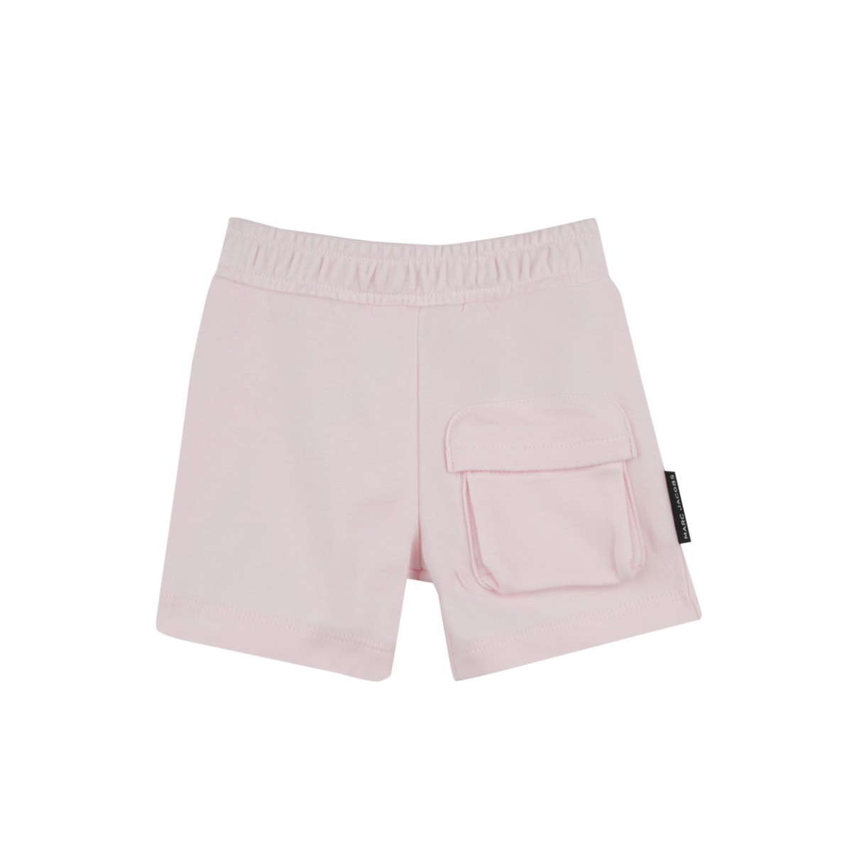 Baby girls' pink cotton shorts set
