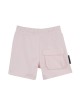 Baby girls' pink cotton shorts set