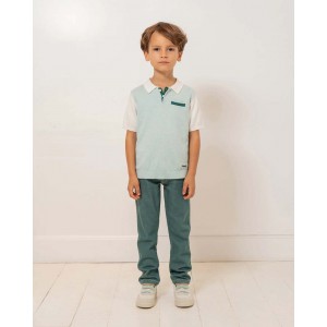 Laser polo in pastel shades