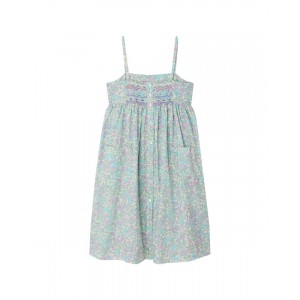 Passion dress smocked and embroidered