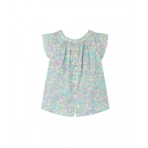 Laurie blouse smocked and hand-embroidered
