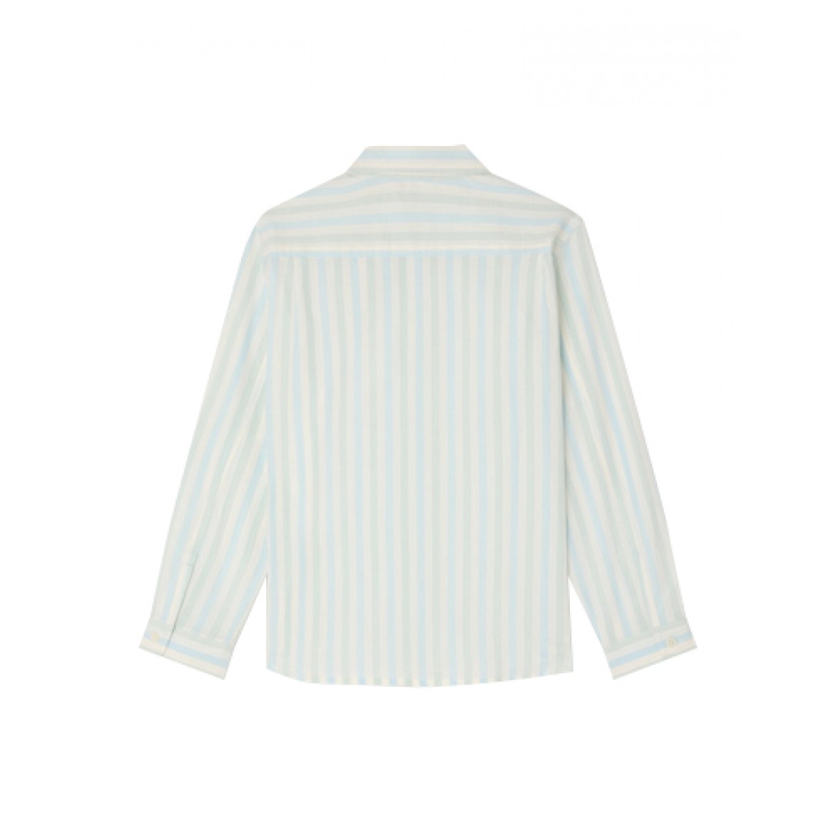 Linton striped shirt in organic cotton poplin