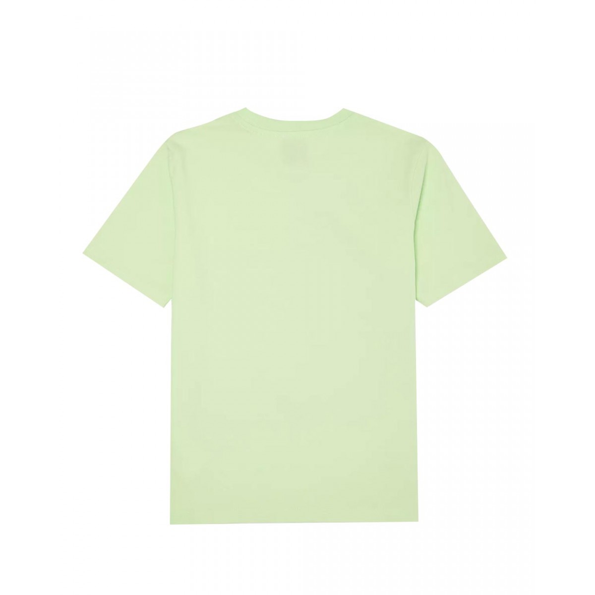 Triangle-logo cotton T-shirt in green