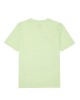 Triangle-logo cotton T-shirt in green