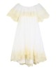Embroidered tulle dress