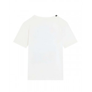 Jersey T-shirt with postcard print