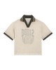 Polo shirt with brand initials