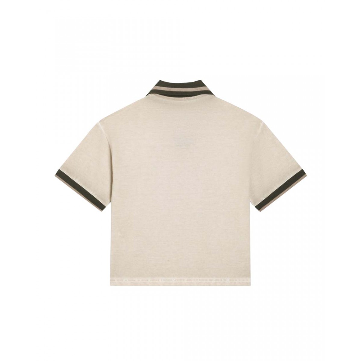 Polo shirt with brand initials