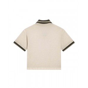 Polo shirt with brand initials