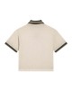 Polo shirt with brand initials