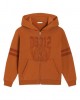 Hoodie with brand initials