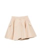 Belted front-pocket skirt