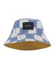 Reversible checkered bucket hat