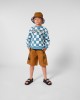 Reversible checkered bucket hat