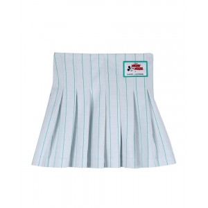 Green striped tennis skirt